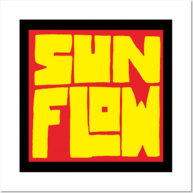 sunflow typography block Wall Art by sunflow